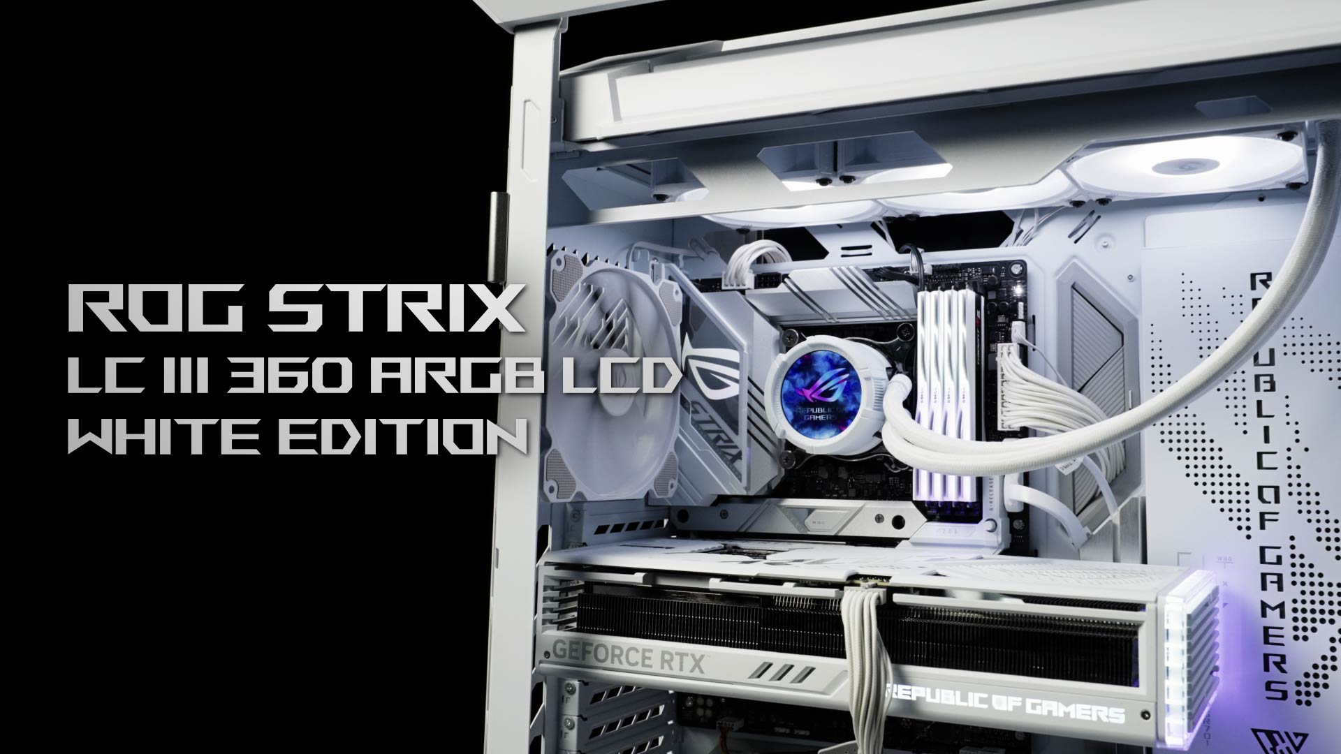 ASUS ROG Strix LC III 360 ARGB LCD White Edition All-in-one CPU