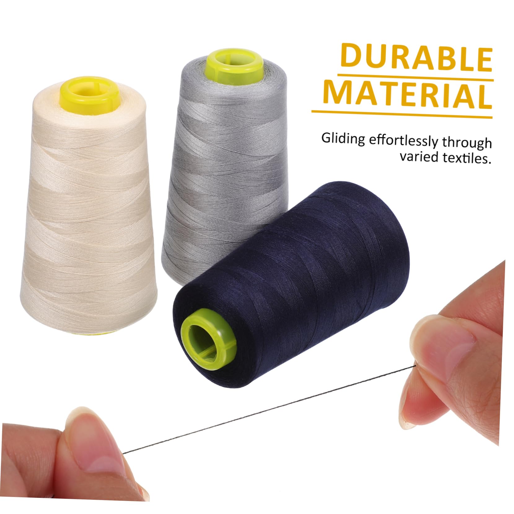 18piezas Hilo De Poliéster Para y Bordar Yards Carretes De Hilo Para Manualidades y Costura Compatible Máquinas De y Mano