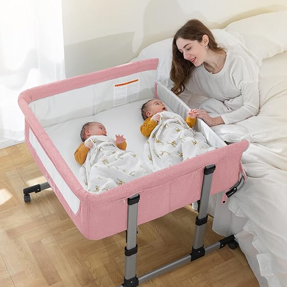 Ihoming Twin for Baby, Double Bedside