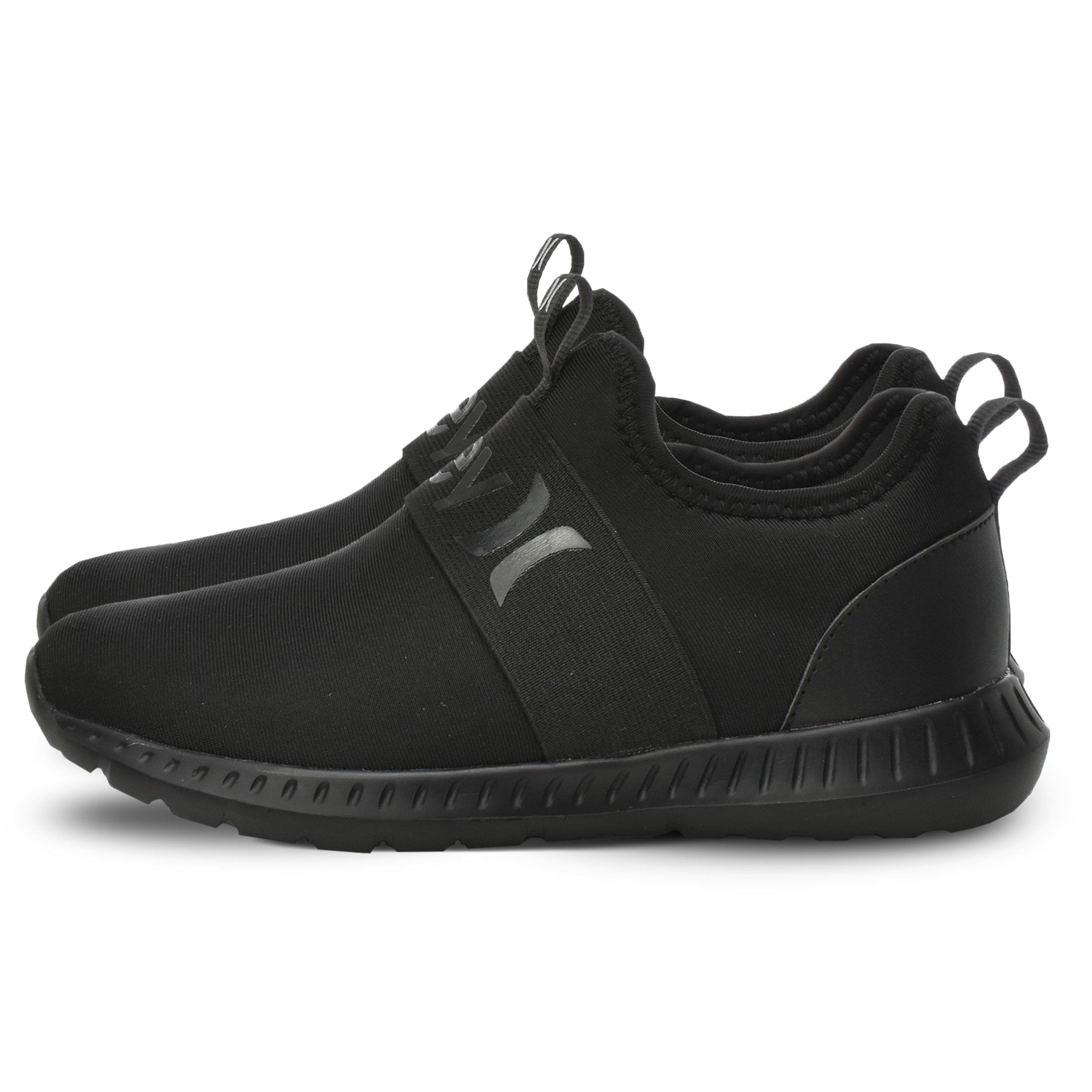 Hurley Camby - Scarpe da ginnastica leggere senza lacci, per camminare, basket, tennis, da corsa, traspiranti, per ragazzi e ragazze, con soletta imbottita e suola in gomma antiscivolo