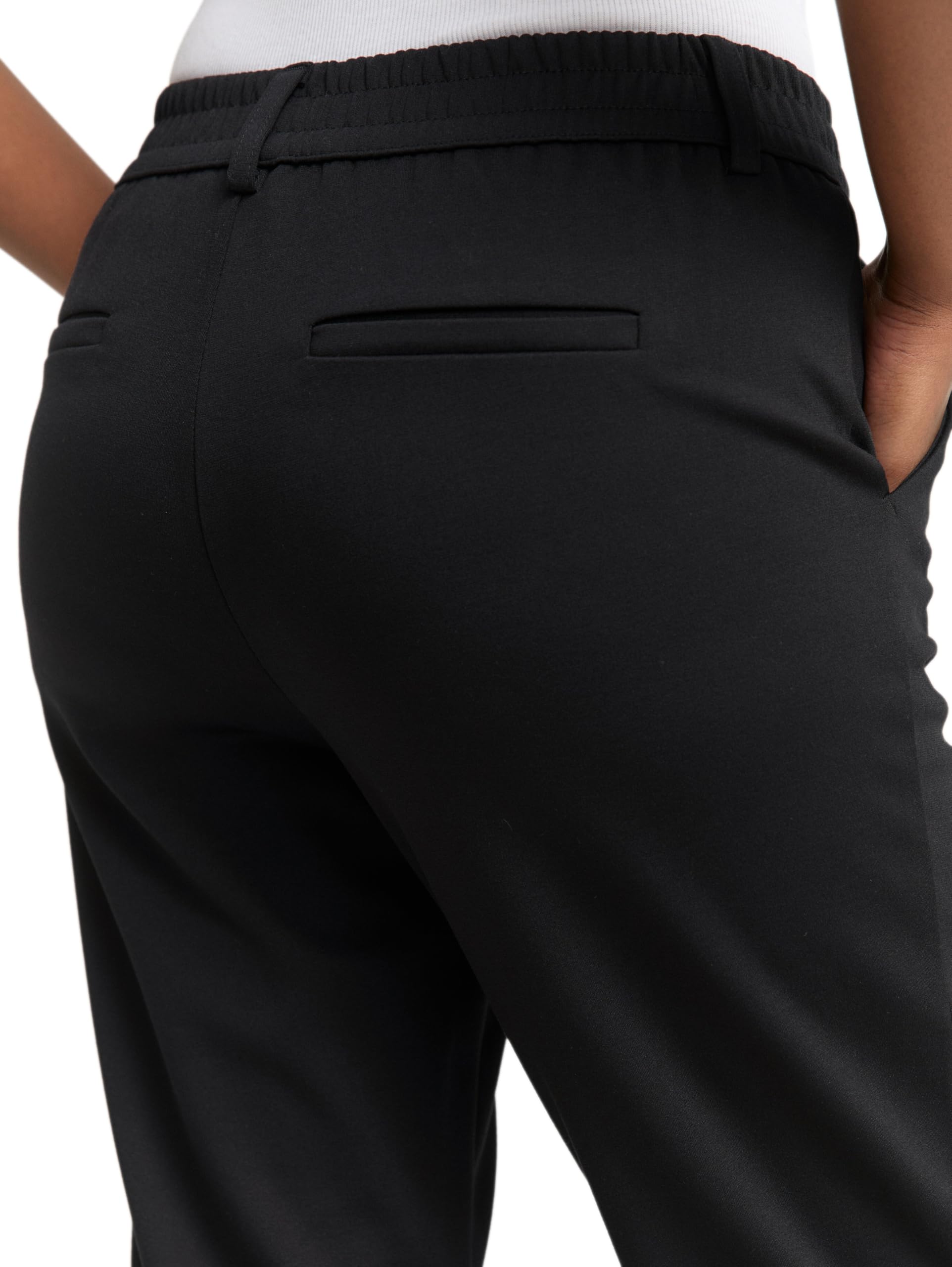 Tom Tailor 1021175 Pantalon Décontracté avec Taille Élastique Femme