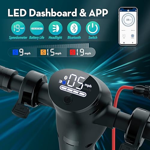 Miniatura 2 de MICROGO Nuevo M5 Pro - Patineta eléctrica para adultos neumáticos todoterreno de panal de abeja panel LED grande control de aplicación motor de 350