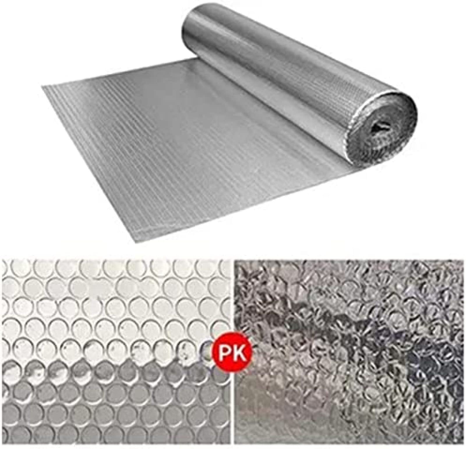 Rotolo Isolante Riflettente, Isolamento in Lamina per Finestre, Pannello Isolante Riflettente, per Porte da Garage, Pavimenti, Pareti E Casa Fai-da-Te