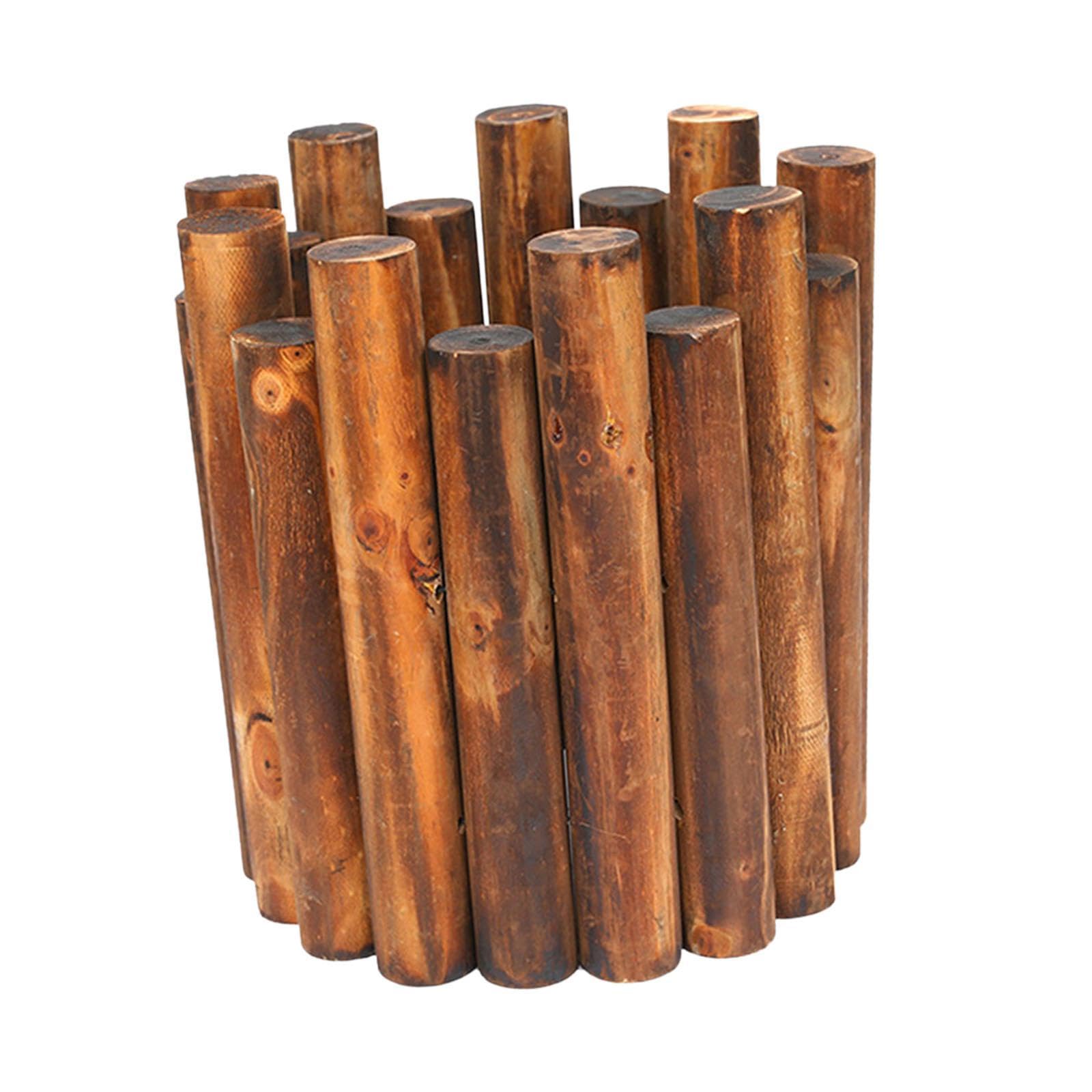 Club Bollywood®Wooden Garden Fence Decor Wood Fence for Plant Protection Flower Beds Indoor L|Home & Garden|Yard, Garden & Outdoor Living|Garden Fencing|Fence Panels-image-49