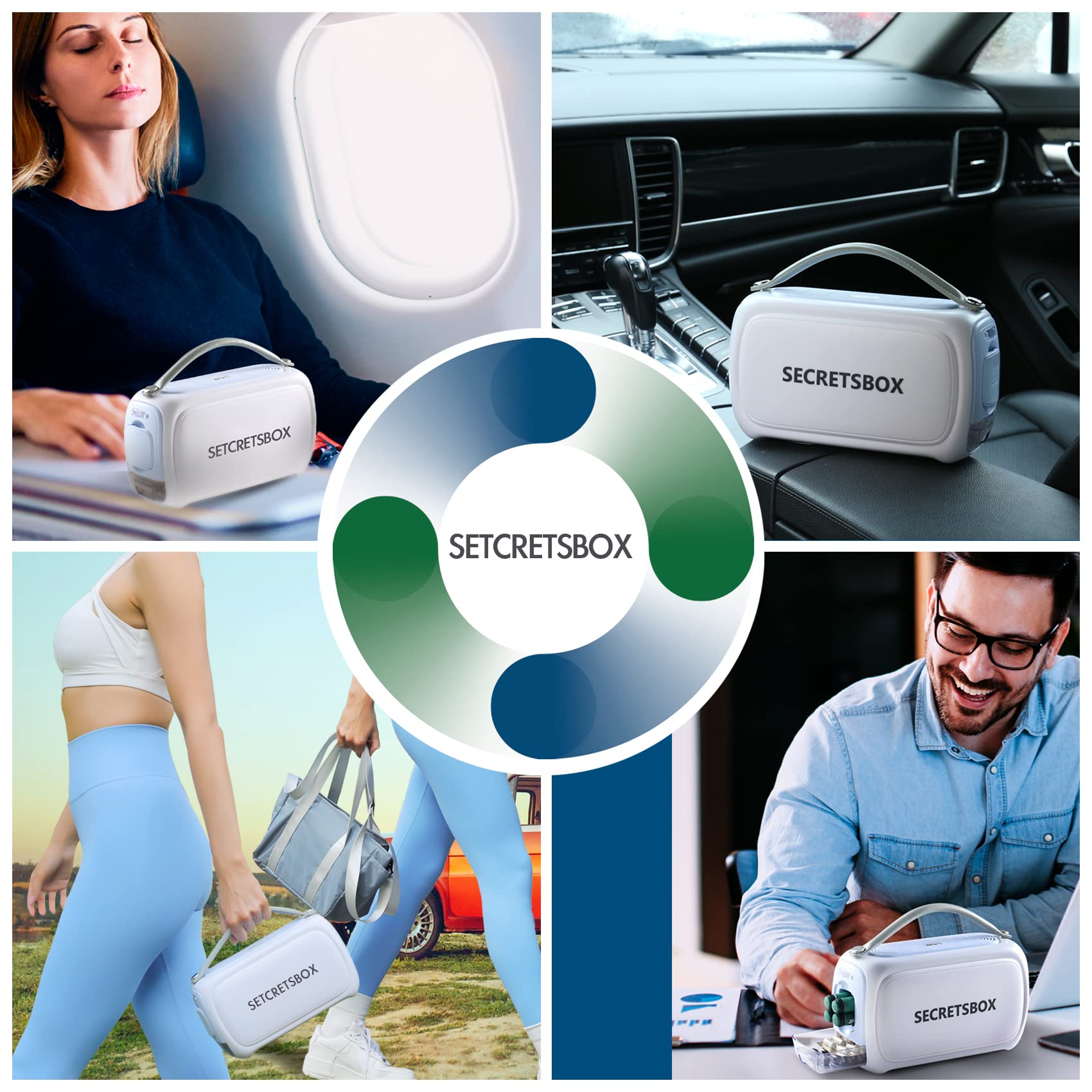 Insulin-Kühler, Medikamente Kühlbox für Reise, Medizinische Kühlbox Temperatur 2-8 °C Insulin-Stiftetui Digitalanzeige Diabetes-Kit für Insulin TSA Zugelassen(mit 2 Batterien)