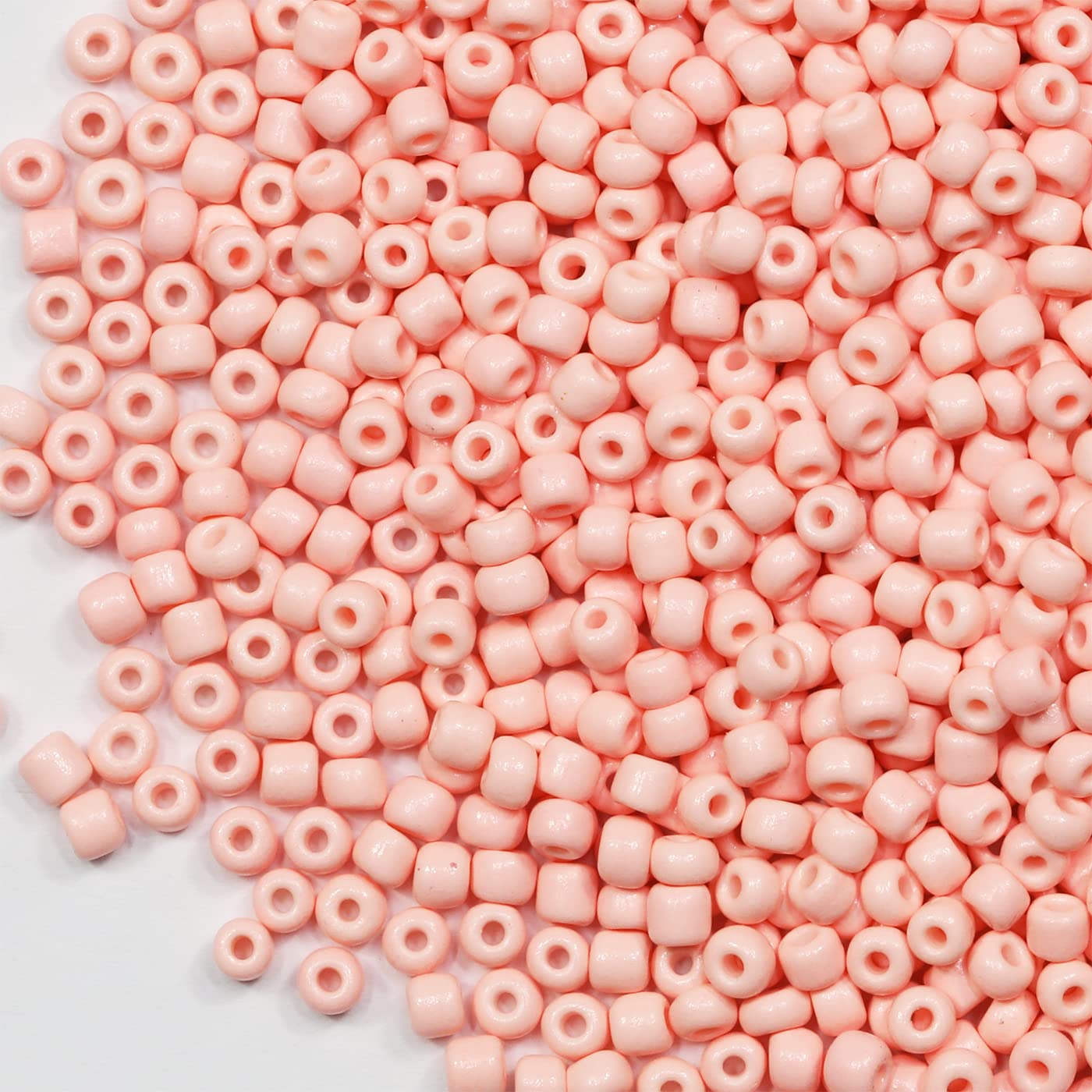 Bulk 4mm Pale pinke Blue Seed Beads for Jewelry Making 110 Grams About 1600pcs,6/0 Glass Craft Beads for Making Earrings Bracelets - Image 2