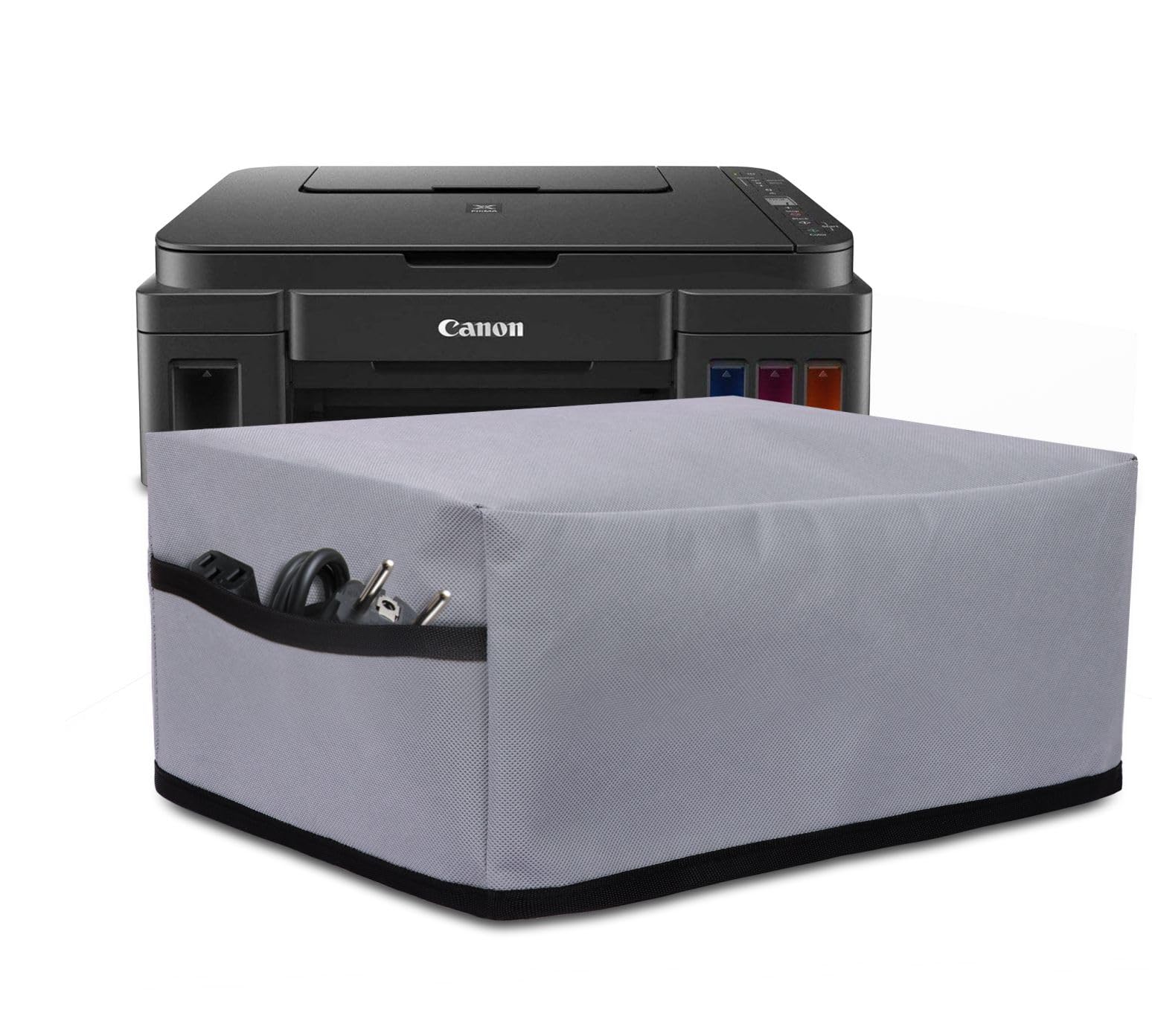 Crasome Dust & Water Proof Printer Cover for Canon Pixma G3012 / G3010 / G2012 (Grey) (B0CTH4N526) Amazon Price History, Amazon Price Tracker