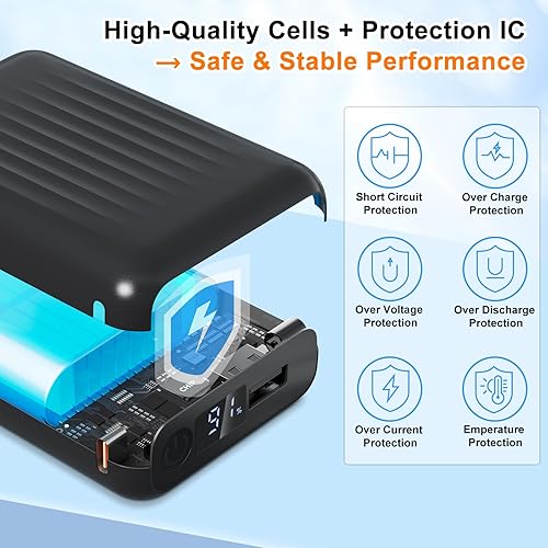 Miniatura 6 de Paquete de batería para chaleco calentado, chaleco calefactable, batería de 18400 mAh, 5 V, 7.4 V, 9 V, 12 V, batería recargable para chaleco