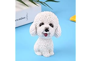 fo sa White Poodle Figurine