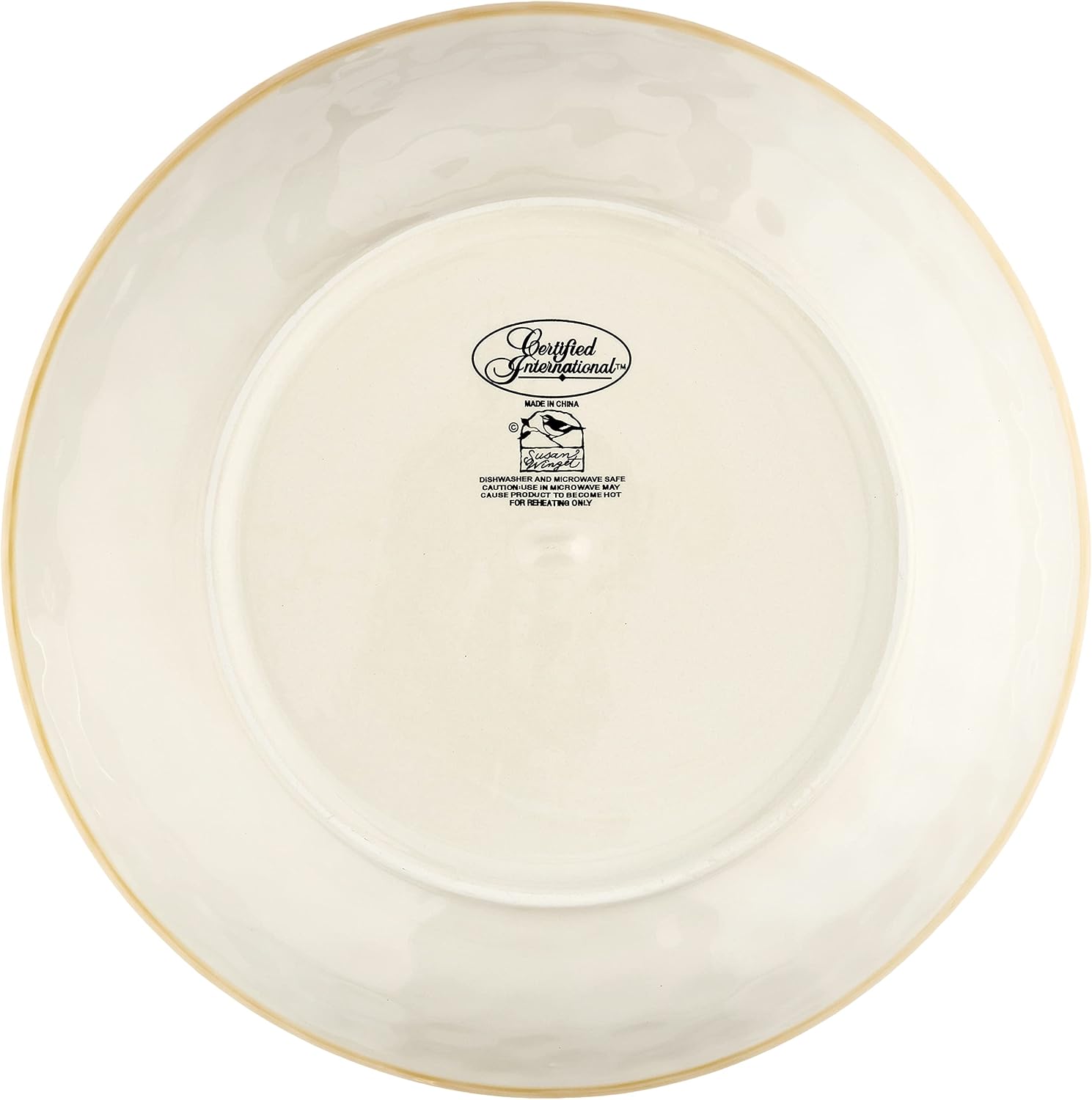Bee Sweet 13"x3" Ceramic Serving Pasta Bowl with Hand-Painted Bee & Floral Design, Large Decorative Bowl for Salads, Soups & Sides, Cottagecore Tableware for Entertaining & Dining
