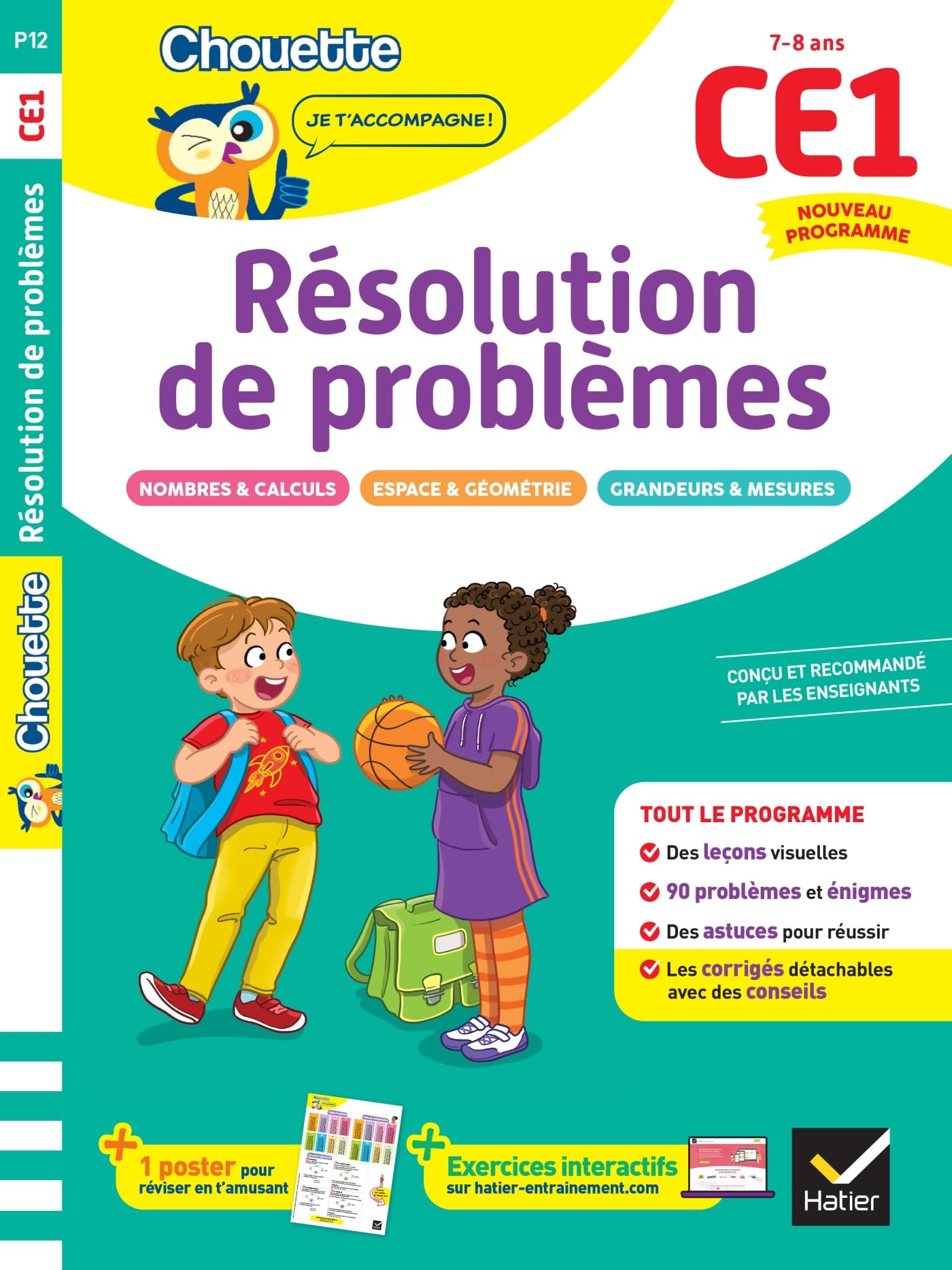 Résolution de problèmes CE1 - Cahier de soutien nouveau programme: Leçons et exercices corrigés