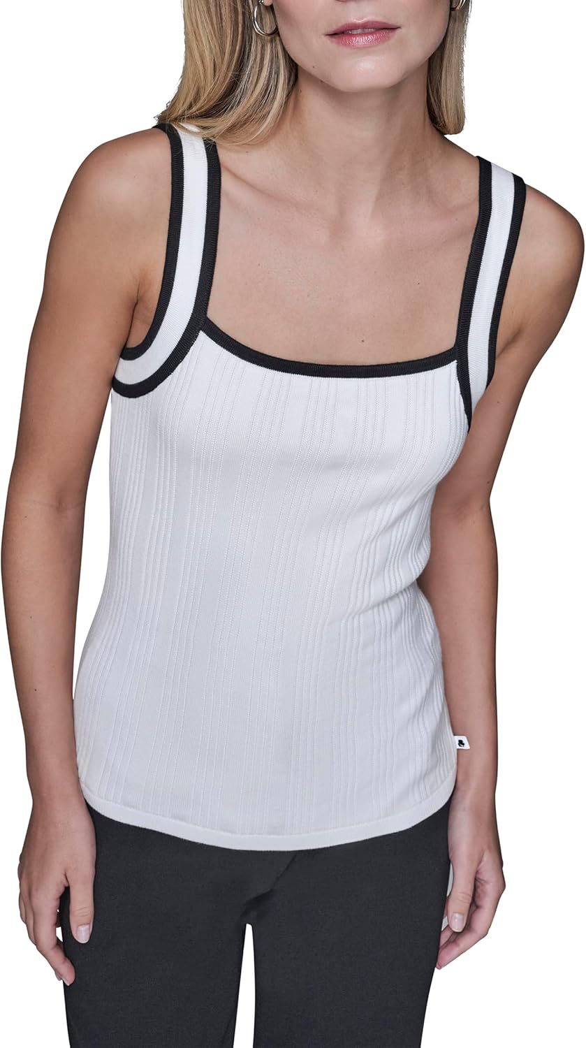 Karl Lagerfeld Womens Tank Classic Core Casual Sweater