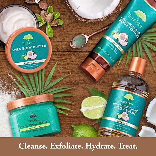 Miniatura 3 de Tree Hut Bomba de baño hidratante de karité, grano de vainilla tahitiana, 7.2 onzas, bomba de baño ultra hidratante para el cuidado corporal