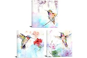 Canvbay Hummingbird Pictures: Vibrant Wall Art for Bird Enthusiasts