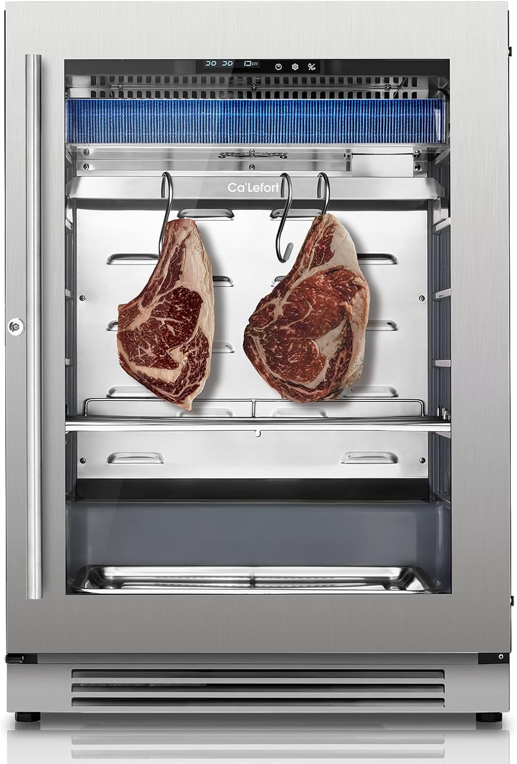 Ca’Lefort 24 Inch Steak Dry Aging Refrigerator – Safety Lock, Precise Temp & Humidity Control, White LED Light for Home & Commercial Use (3.78 cu.ft) Ca’Lefort 24 Inch Steak Dry Aging Refrigerator – Safety Lock, Precise Temp & Humidity Control, White LED Light for Home & Commercial Use (3.78 cu.ft)