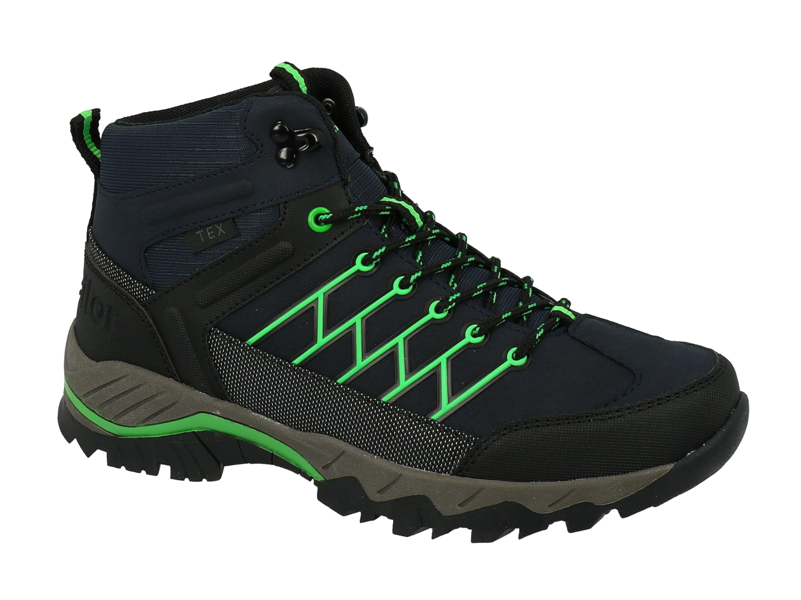 TOM TAILOR Men's 4283202 Hiking Boots, Navy-Green, 43 EU