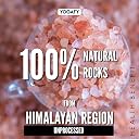 YOGAFY- Himalayan Pink Crystals Salt with 84 Minerals For Cooking |100% Natural | 600g Pack of 2 | 1.2 KG | gallery image