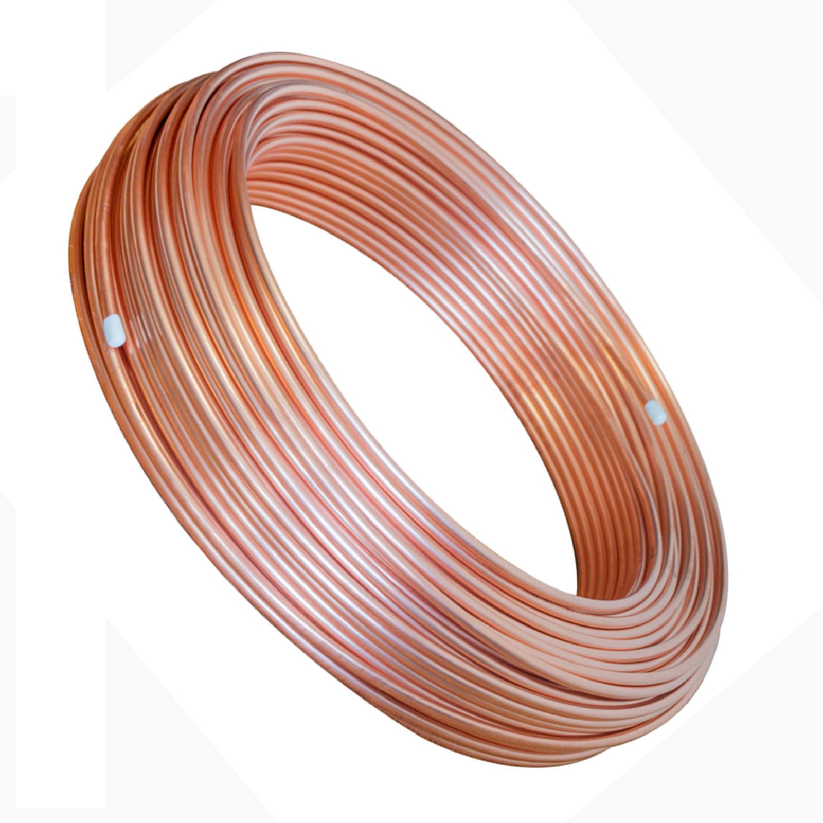 Visiaro Round Soft Copper Tube, 15mtr, Outer Dia 1/4 Inch, Wall Thickness 25 Swg, Seamless - View #3