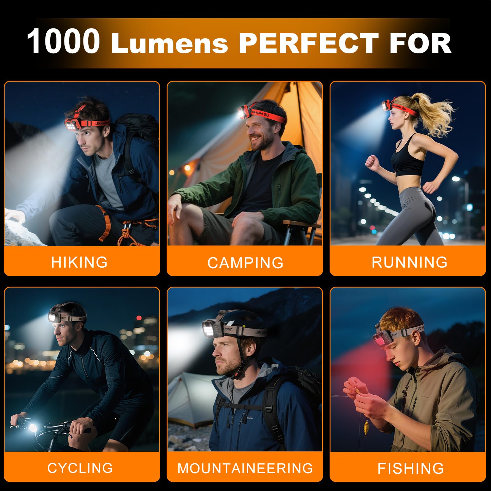 LED-Stirnlampe