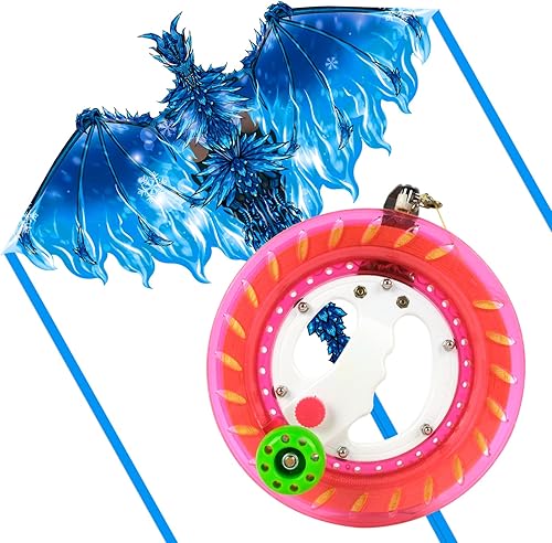 Dragon Kite para niños y adultos y carrete de cuerda de cometa