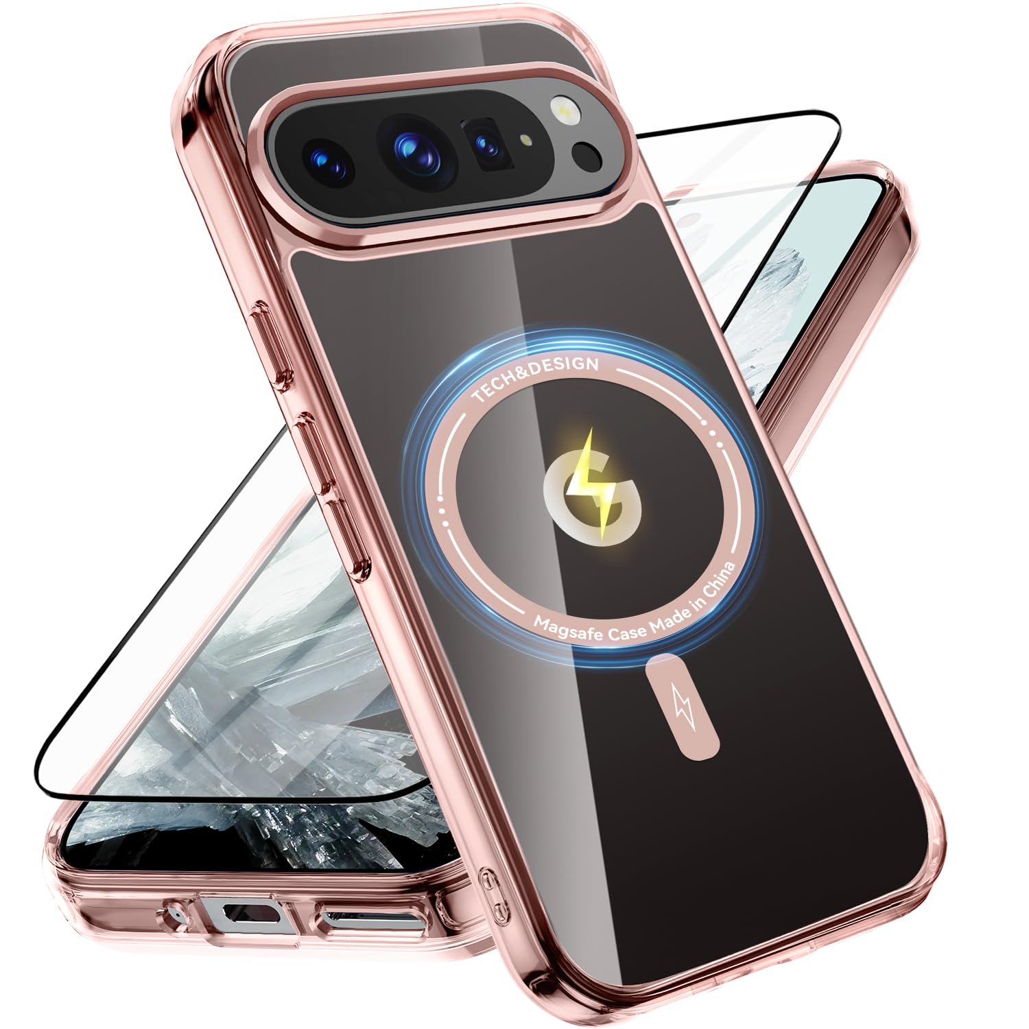 Coque Alpha Moex Pour Google Pixel 9 Pro – Ultra Fine, Anti-chocs, Légère – Olive – Design Minimaliste