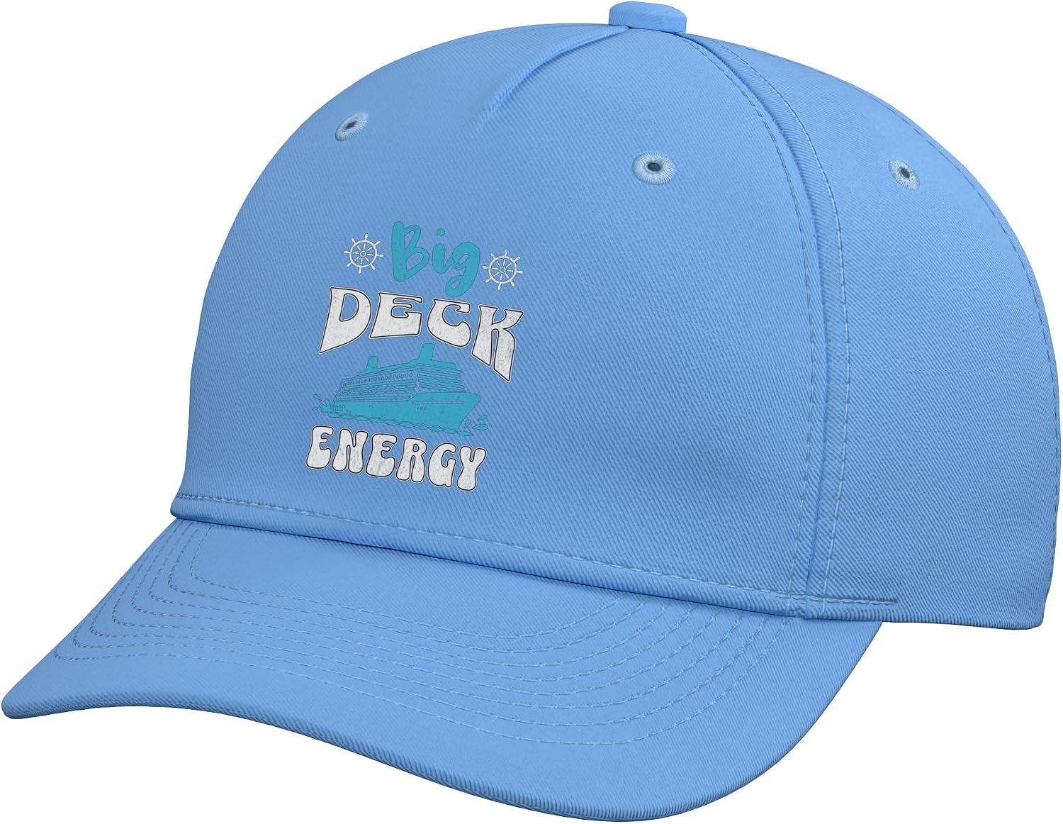 Big Deck Energy Funny Cruise Ship Travel Vacation Men Adjustable Baseball Hat