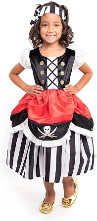 Little Adventures Pirate Dress with Headband