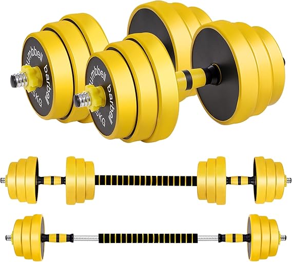 Amazon Com Clispeed Adjustable Dumbbells Set 2 In 1 Dumbbell Barbell 55lbs With Weights Plates Connecting Rod Screw Clamps For Men Women Home Gym Fitness Workouts Sports Outdoors Amazon Com Clispeed Adjustable Dumbbells Set 2 In 1 Dumbbell Barbell 55lbs With Weights Plates Connecting Rod Screw Clamps For Men Women Home Gym Fitness Workouts Sports Outdoors