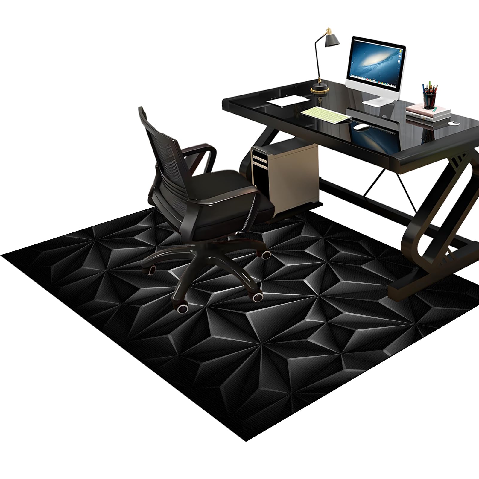 Heavy Duty Gaming Chair Mat Office Chair Mats for Carpeted and Hardwood Floor Carpet Protector Chair Mat for Home Office Floor Mat for Office Chair Non-Slip Desk Chair Mat for Carpet 200 x 250 cm