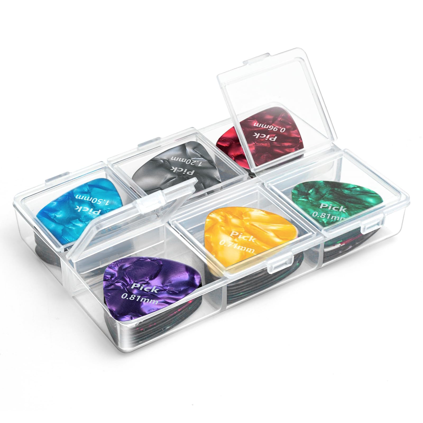 Manthan Guitar Pick Box with Holder, Compact Storage Solution for Musicians,for Pick Accessories, Easy Organization for Home, Studio or Travel-image-40