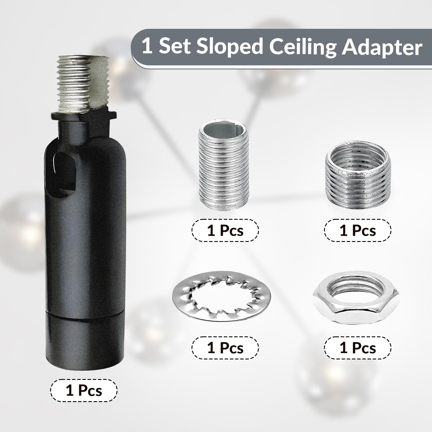 Slope Ceiling Adapter For Track Lighting