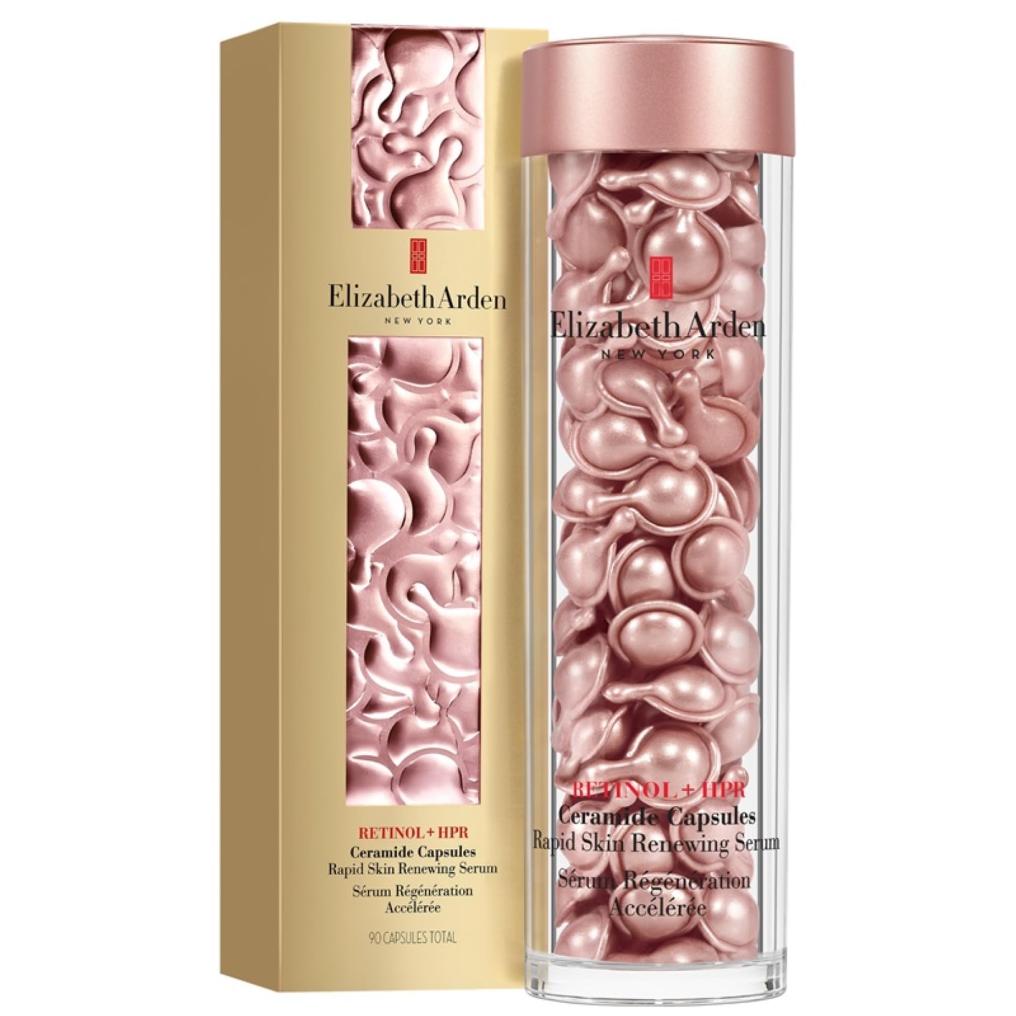 Elizabeth Arden RETINOL + HPR Ceramide Capsules Sérum Régénération Accélérée, Soin anti-âge