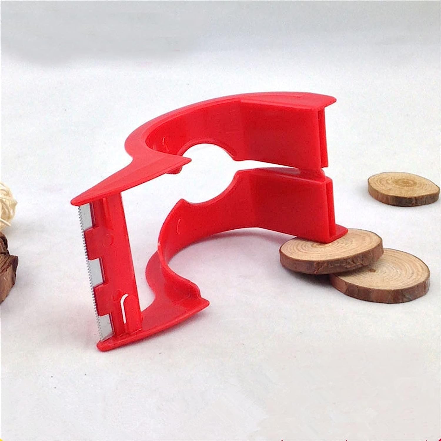 Dispenser per nastro adesivo, Distributore di nastro adesivo magico da tavolo - Macchina confezionatrice manuale con base in nastro sigillante for un taglio facile