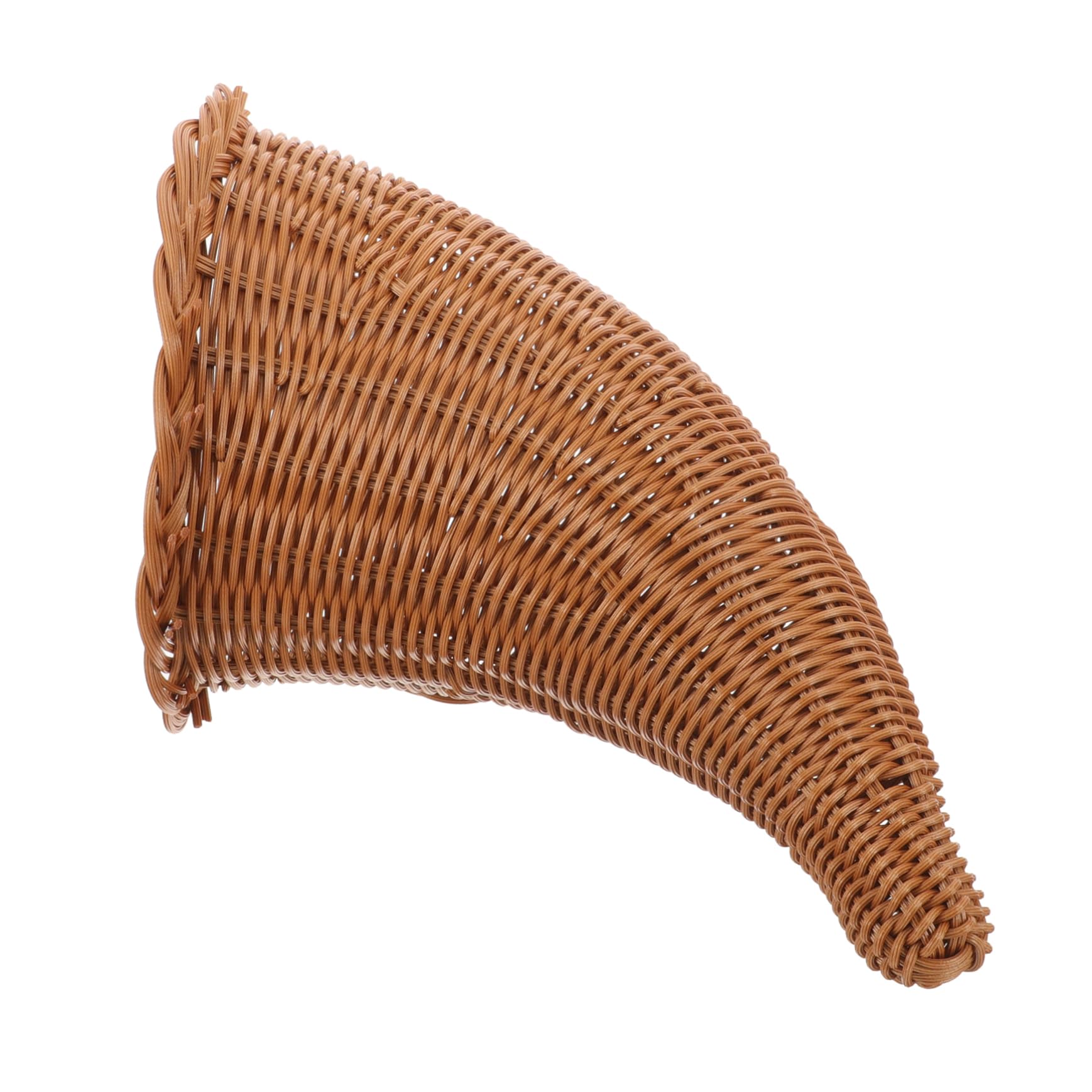 Cesta Tejida De Cuerno De Buey Decoración Creativa para Hogar Cesta De Almacenamiento De Frutas y Dulces