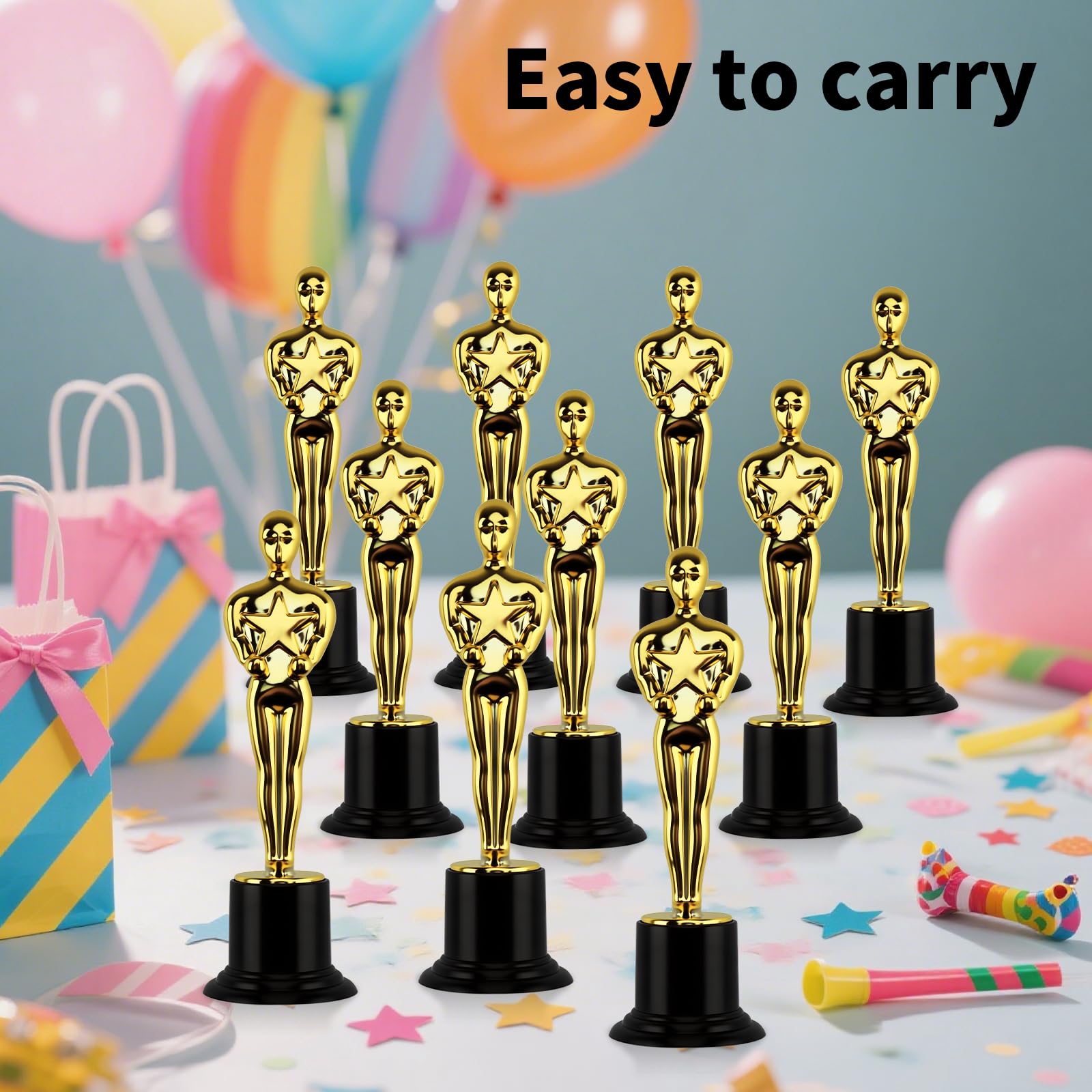 Didiseaon Lot De 10 Mini Trophées Dorés En Plastique Pour L'école