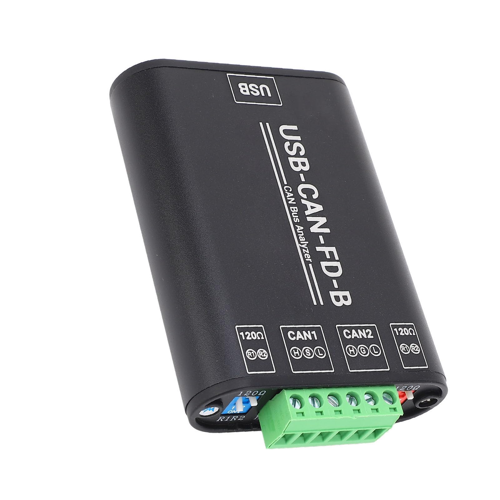 Analizator USB CAN Bus Dwukanałowy Konwerter Interfejsu CAN FD z izolacją elektryczną dla Automatyki Przemysłowej Systemy Zasilania i Sterowania Obsługa Systemu Operacyjnego
