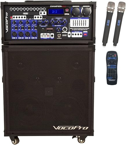 Miniatura 2 de VOCOPRO CHAMPION-REC-4(HEAD + SPEAKER) Sistema de karaoke portátil