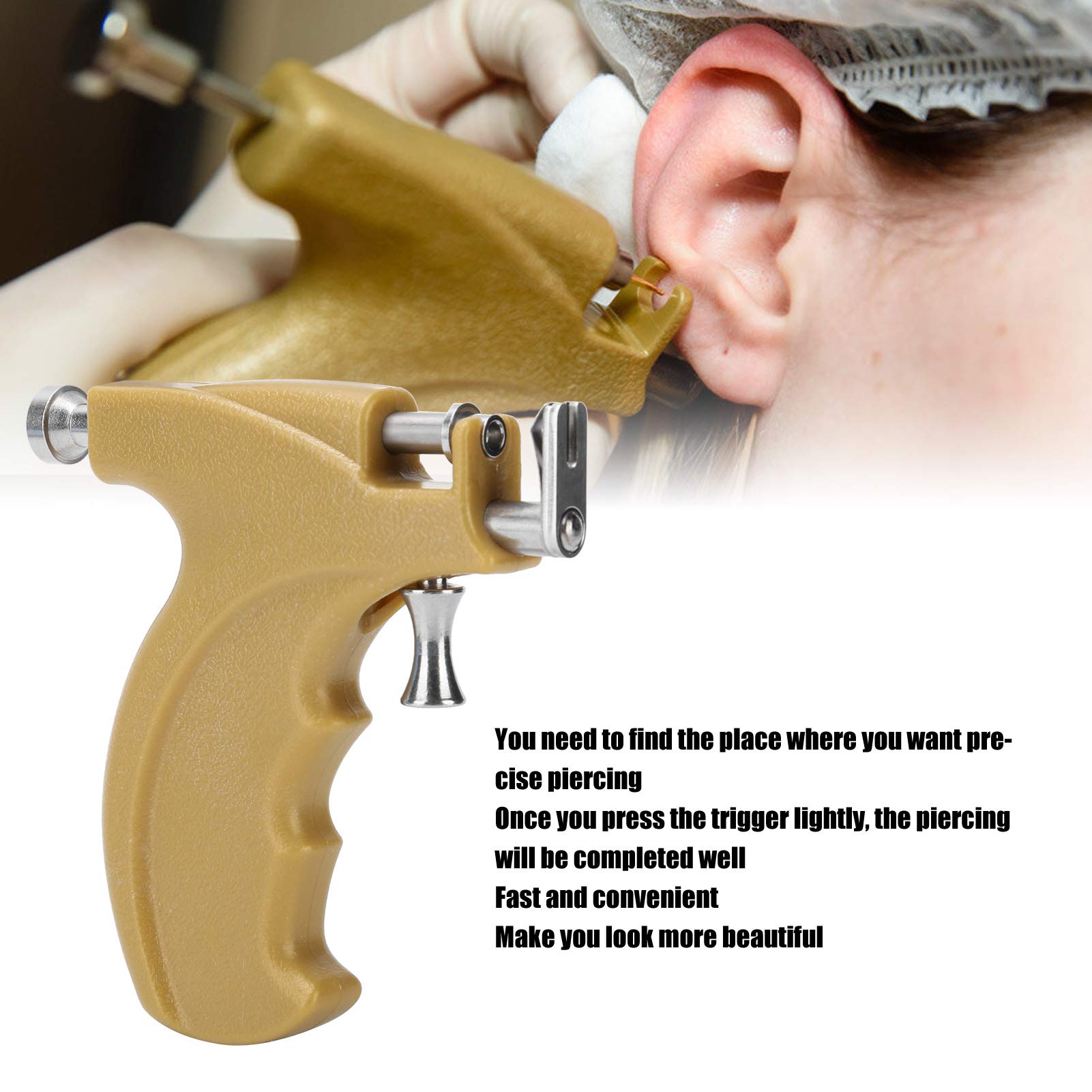 Ohrloch Pistole Set, Professionelle Piercing Ohrringe Pistole, Nasennabel Ohr Piercing Instrumenten Set, Professionelle Piercing Pistole, Piercing Set, Piercing Werkz
