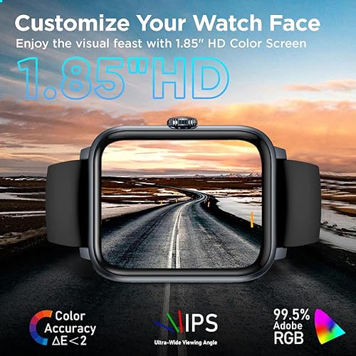 Miniatura 2 de BENIO Fitness Tracker AnswerMake CallsVoice Calls, 247 Heart Rate, Spo2, Sleep Tracker, 1.85" Smartwatch with 100 Sports Modes Activity Trackers,