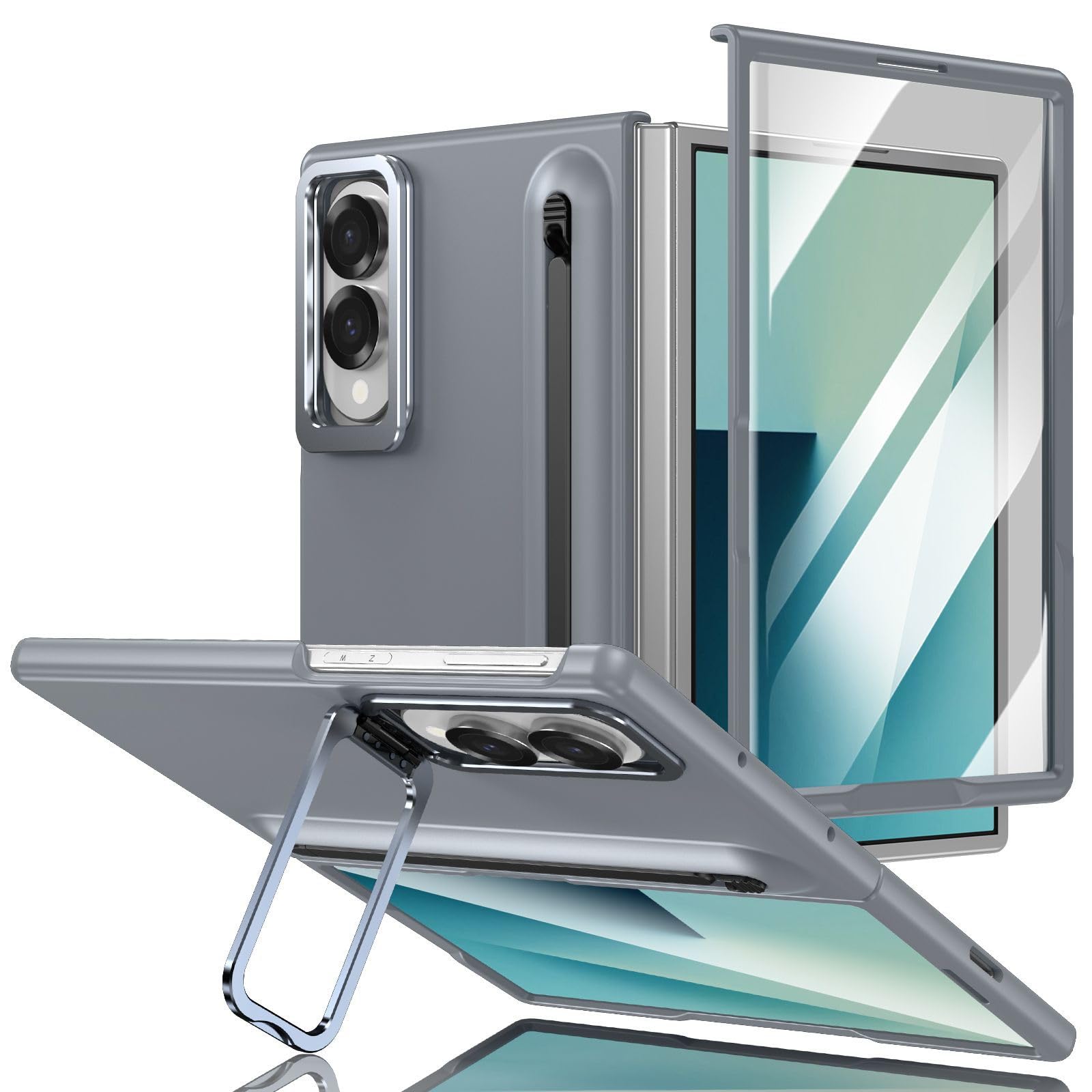 Modne etui do Samsung Galaxy Z Fold 8, matowa ochrona ekranu