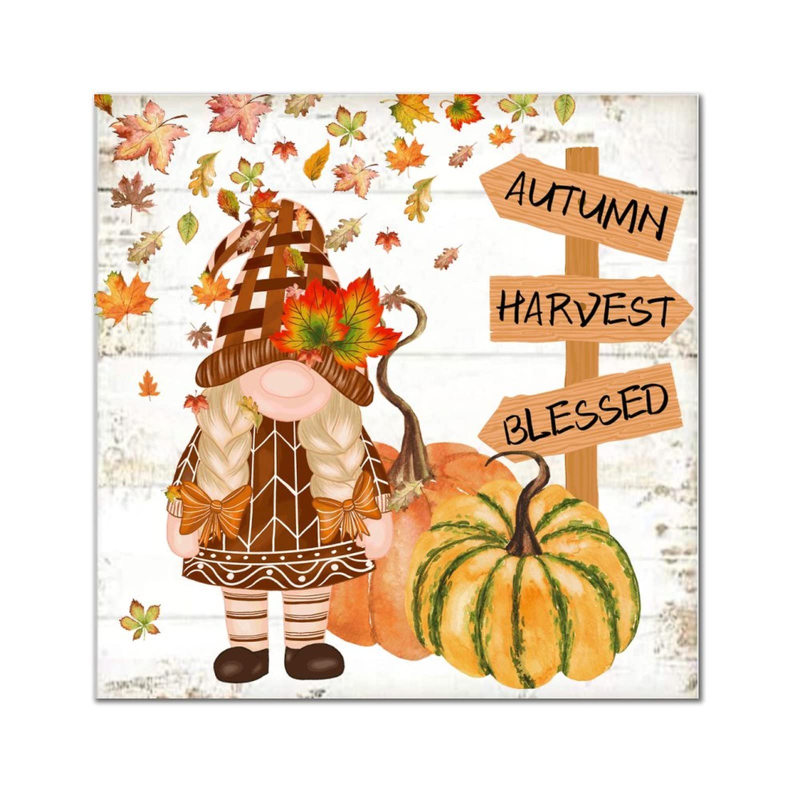Decoration porte d'entree automne en bois : solution pour facade terne
