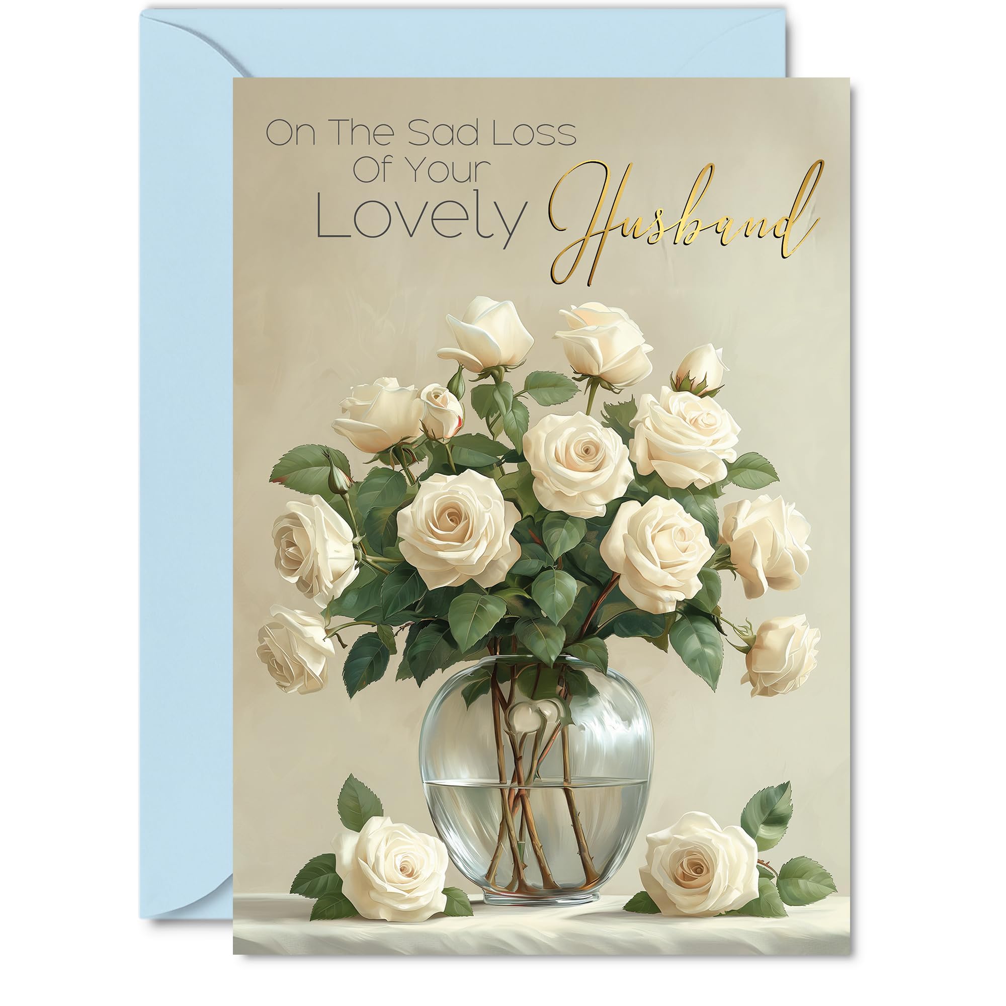 Sympathy Cards Loss of Husband, Lovely Husband Condolences Card