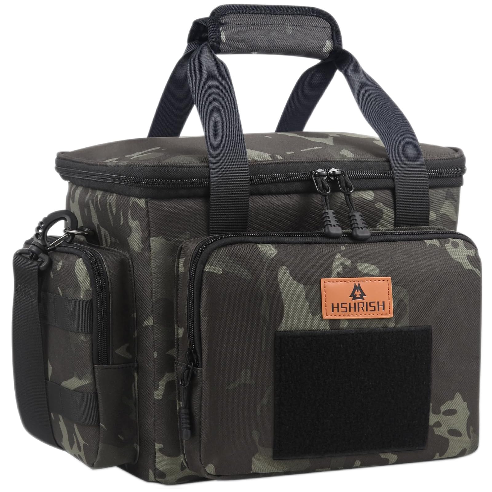 HSHRISH Taktische Lunchtasche, doppellagige isolierte große Kühltasche für Herren Erwachsene wasserdichte auslaufsichere langlebige Lunch Tasche für die Arbeit Picknick im Freien