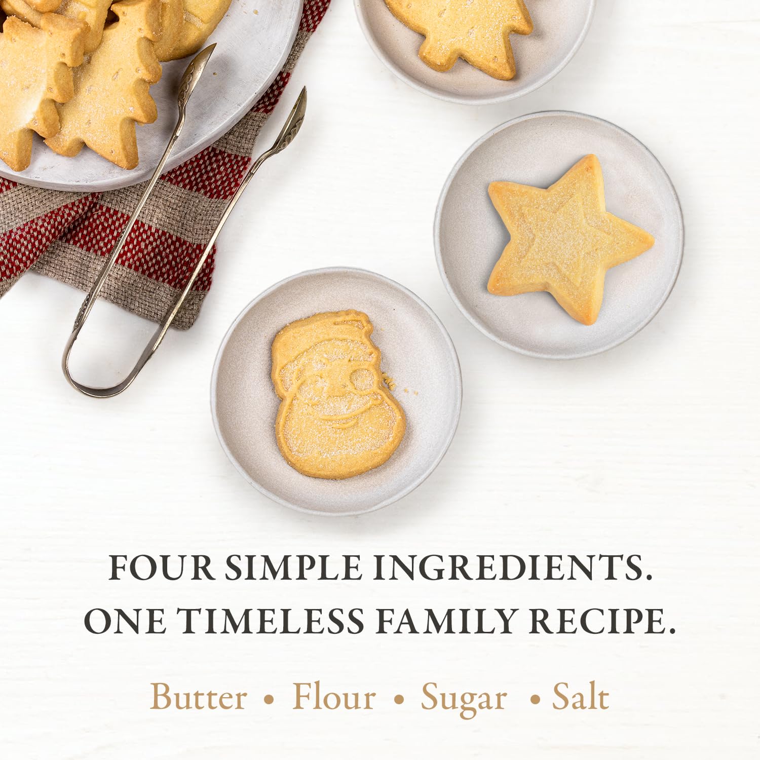 Walkers Assorted Shortbread Cookies In Festive Shapes