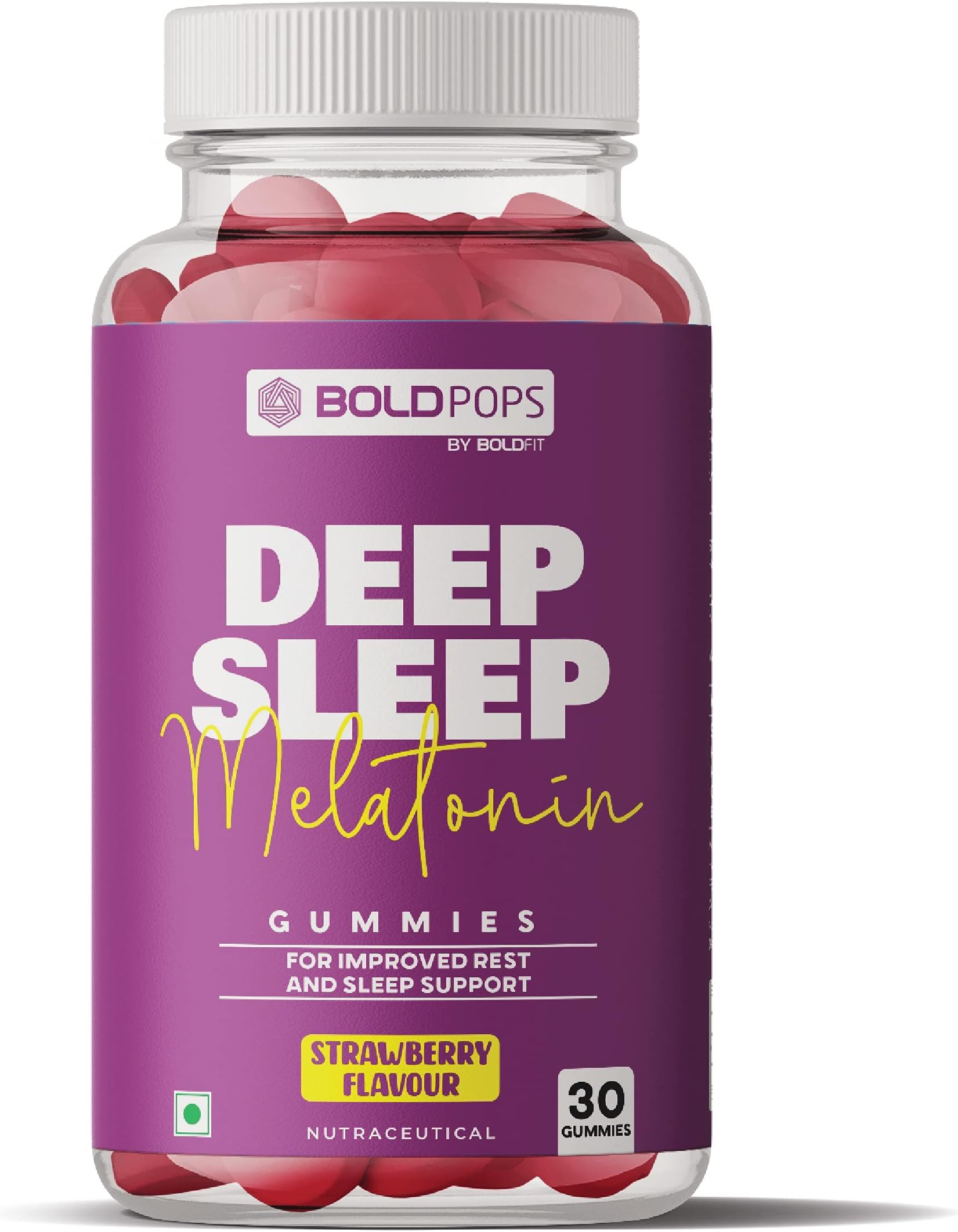 6mg Melatonin Sleep Gummies for Men and Women Gummies for Deep Sleep with Ashwagandha & Valerian Root for Relaxation, Rest Support & Nighttime Routine Sleep Supplements-30 Strawberry Flavor