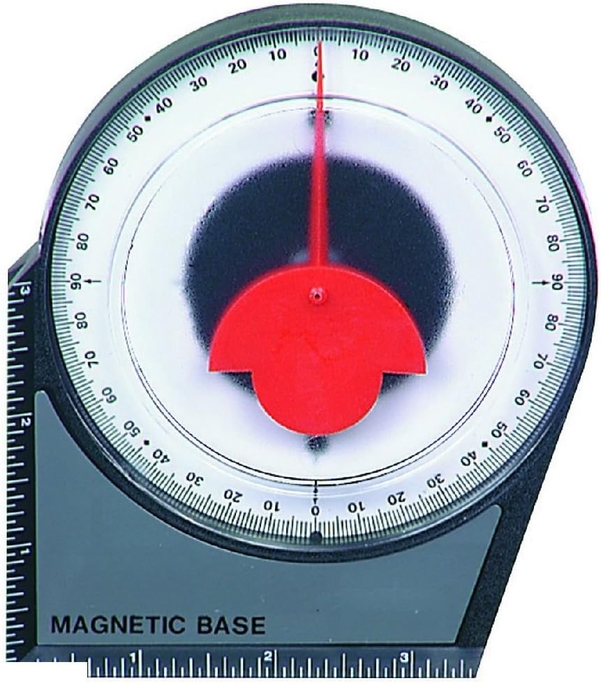 Dial Gauge Angle Finder Magnetic Protractor