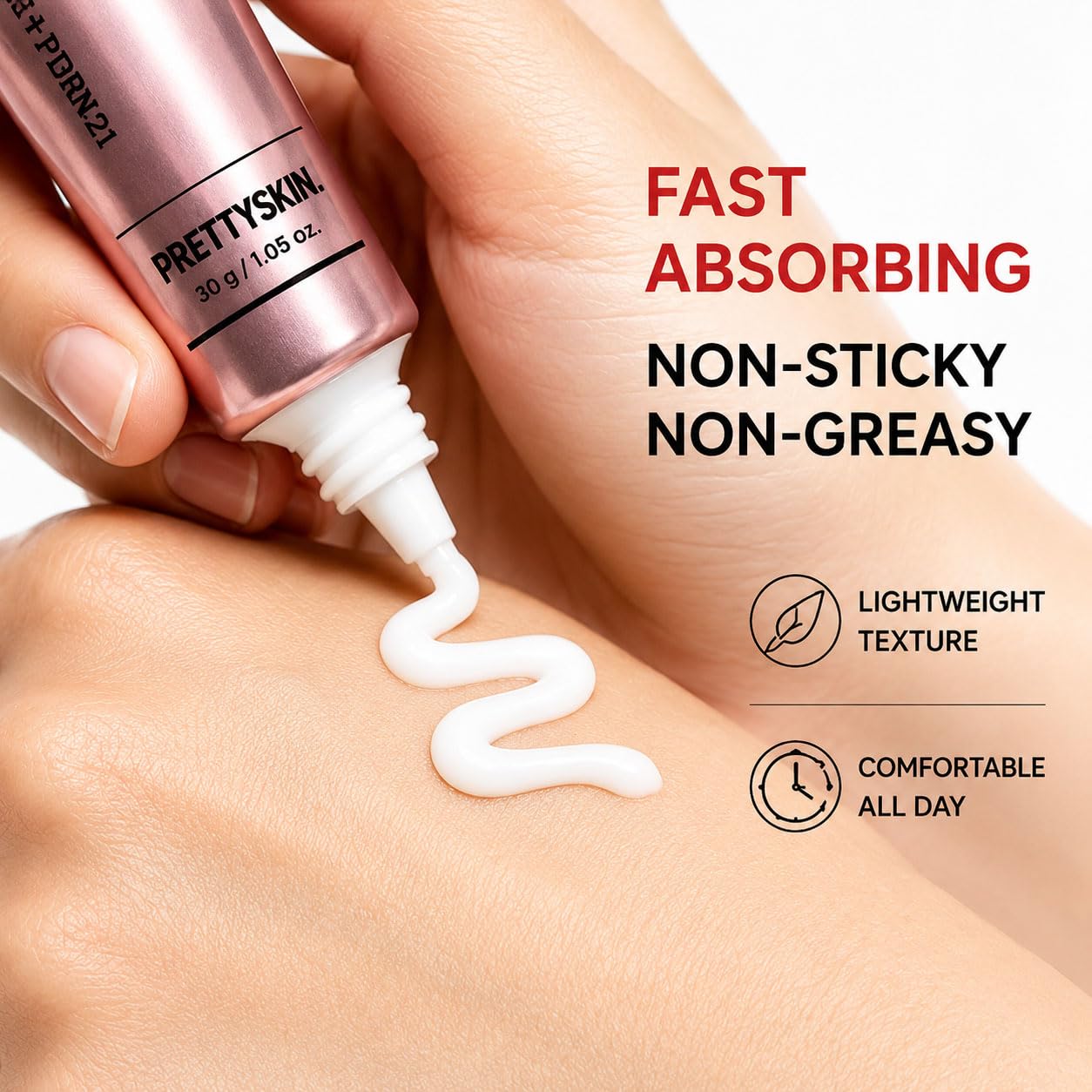 Amazon | PRETTYSKIN ローズ PDRN 21% 配合 フェイスクリーム - 高保湿