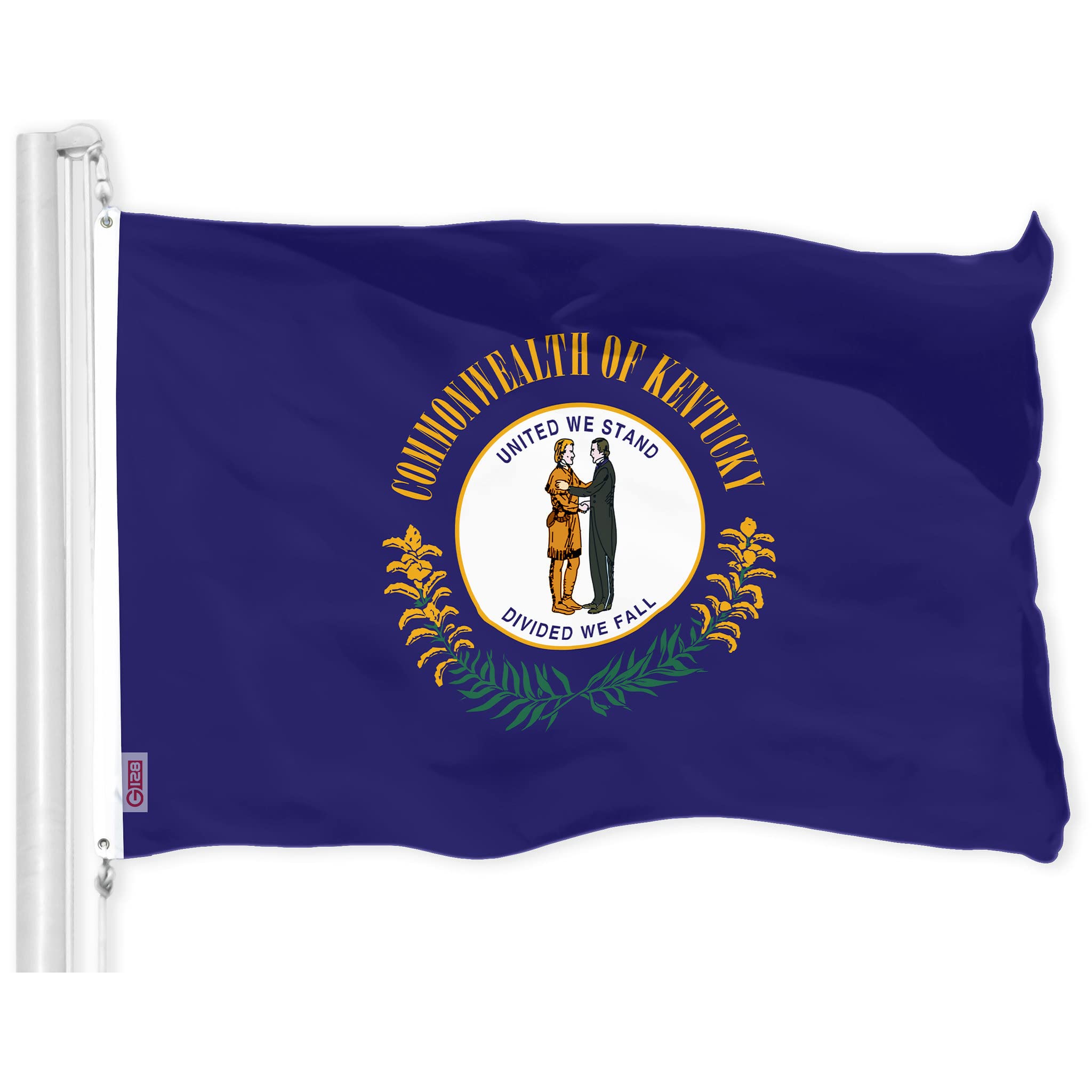 Kentucky KY State Flag | 3x5 Ft | LiteWeave Pro Series Printed 150D Polyester | Indoor/Outdoor, Vibrant Colors, Brass Grommets, Thicker and More Durable Than 100D 75D Polyester