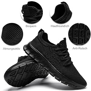 Scarpe Da Ginnastica Uomo Per Running E Fitness - Leggere, Traspiranti, Antiscivolo, Suola In EVA - Foto 11