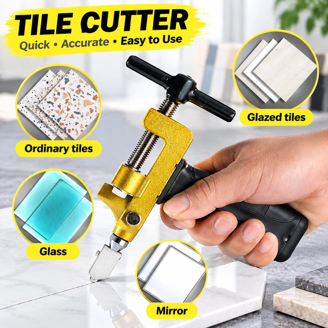 2-in-1 Glass Cutting Tool Kit - Pliers & Cutter -4 2-in-1 Glass Cutting Tool Kit - Pliers & Cutter -4